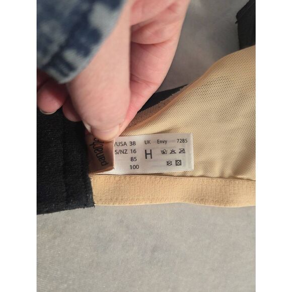 Panache Envy Side Support Lace Balconette Bra Sz. 38H - Picture 4 of 8